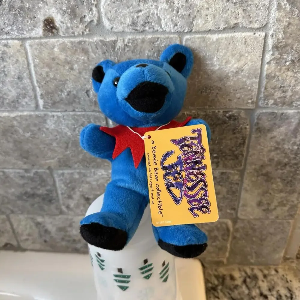 Vintage 90s RARE Grateful Dead Bear Plush -‎ TENNESSEE JED - 1st Gen 1997 - NWT